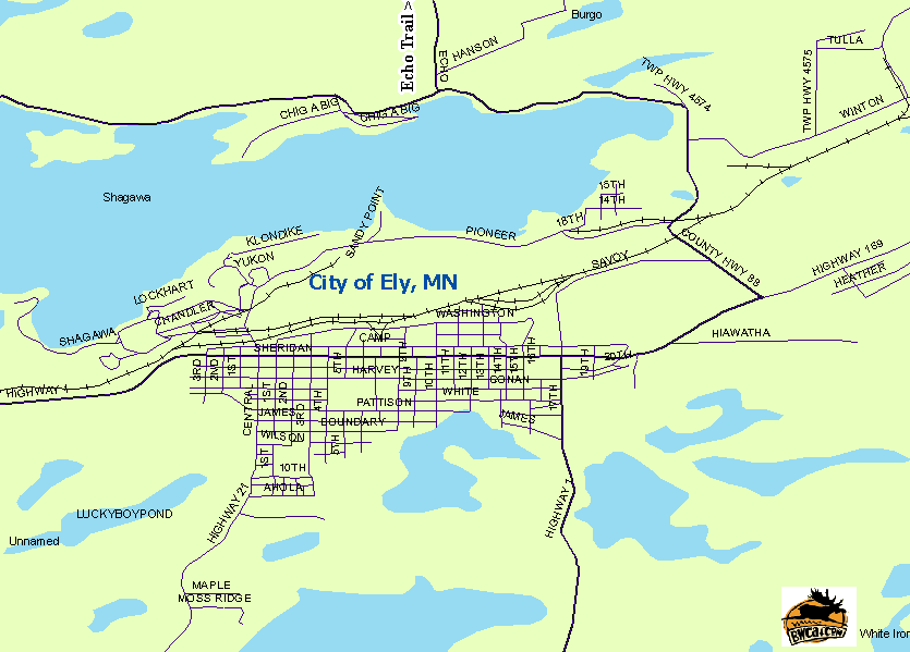 BWCA.com, Ely Minnesota Map, Boundary Waters